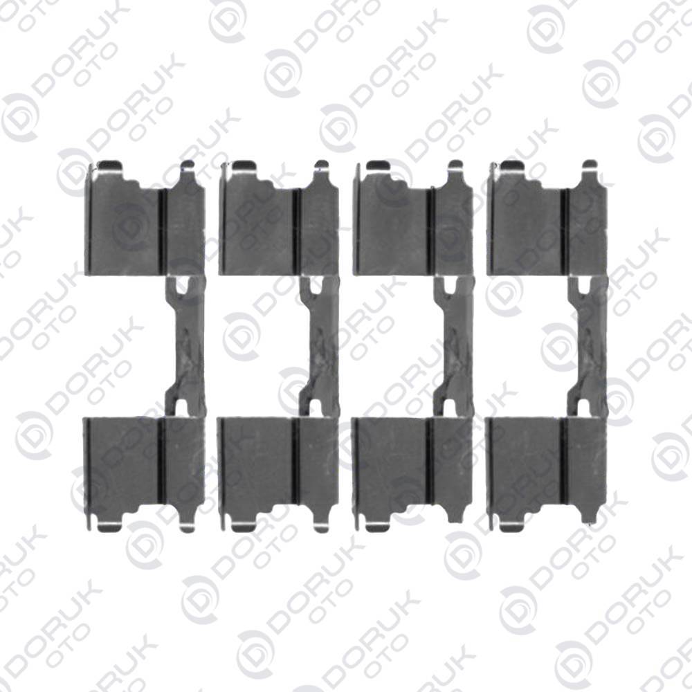 04065 Volkswagen Crafter Ön Fren Balata Sacı (Set) 2E0698231