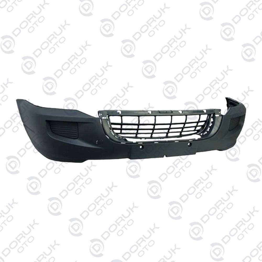 04104 Volkswagen Crafter Front Bumper w/o Fog Lamp Hole 2E0807103T