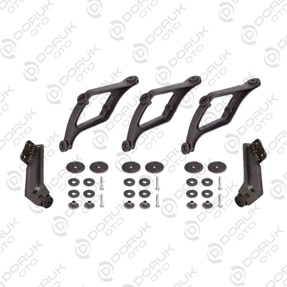 05073 Mercedes Benz Axor Sun Visor Bracket Set 0028100614