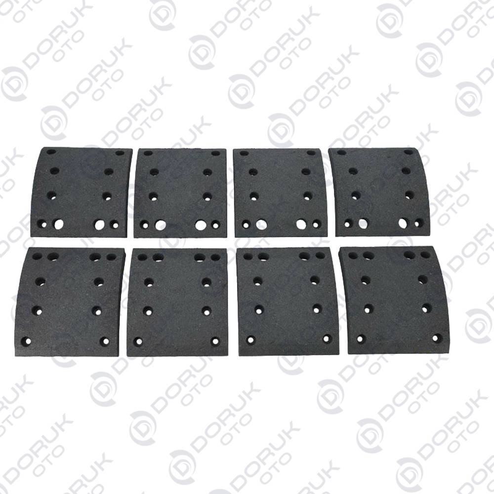 05384 MAN TGA Serisi Kampana Fren Balata Takımı 18mm 81502210850